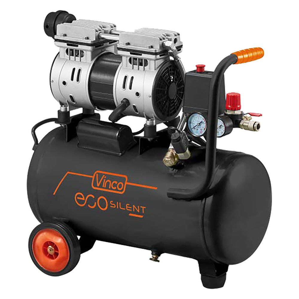 SCHALLGEDÄMPFTER KOMPRESSOR 24 l - 1 PS - ölfrei