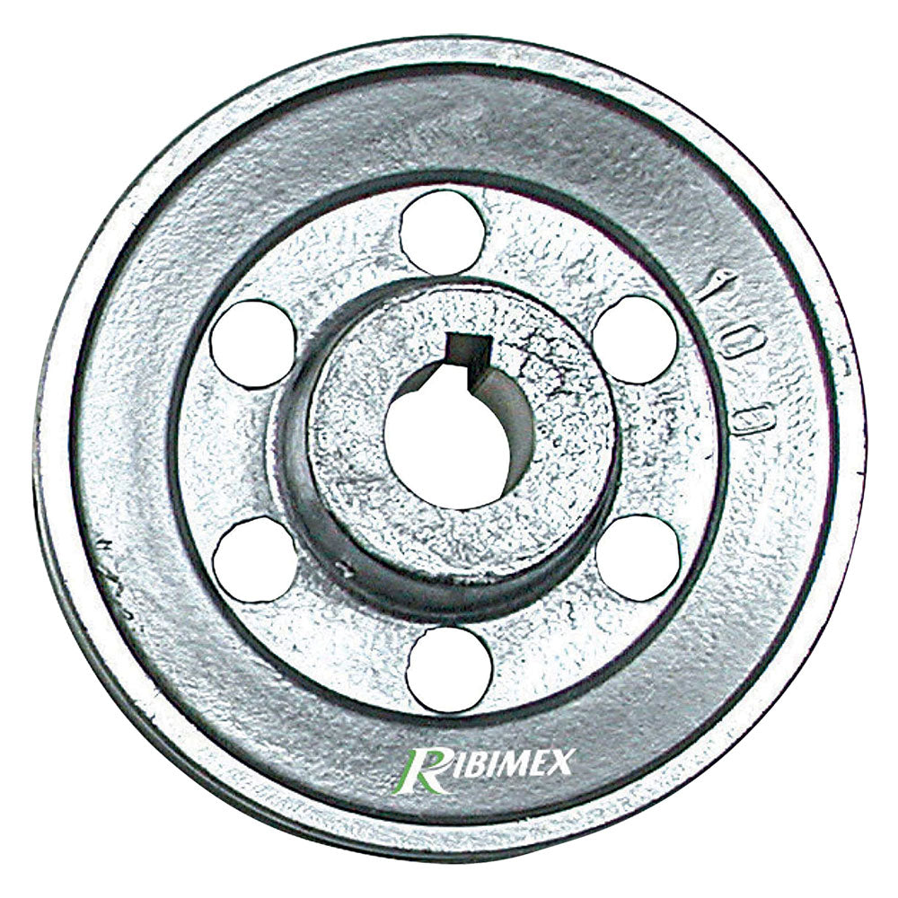 RIEMENSCHEIBE FÜR MOTOR 1 Nut - Ø 100 - Achse 19 mm