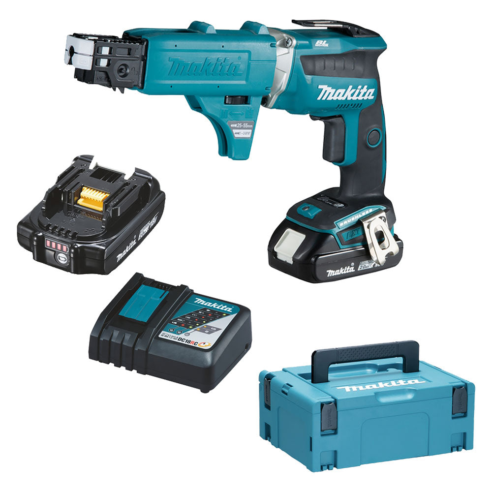 AVVITATORE A BATTERIA PER CARTONGESSO 'DFS452AJX2' 18V - 2 Ah Litio