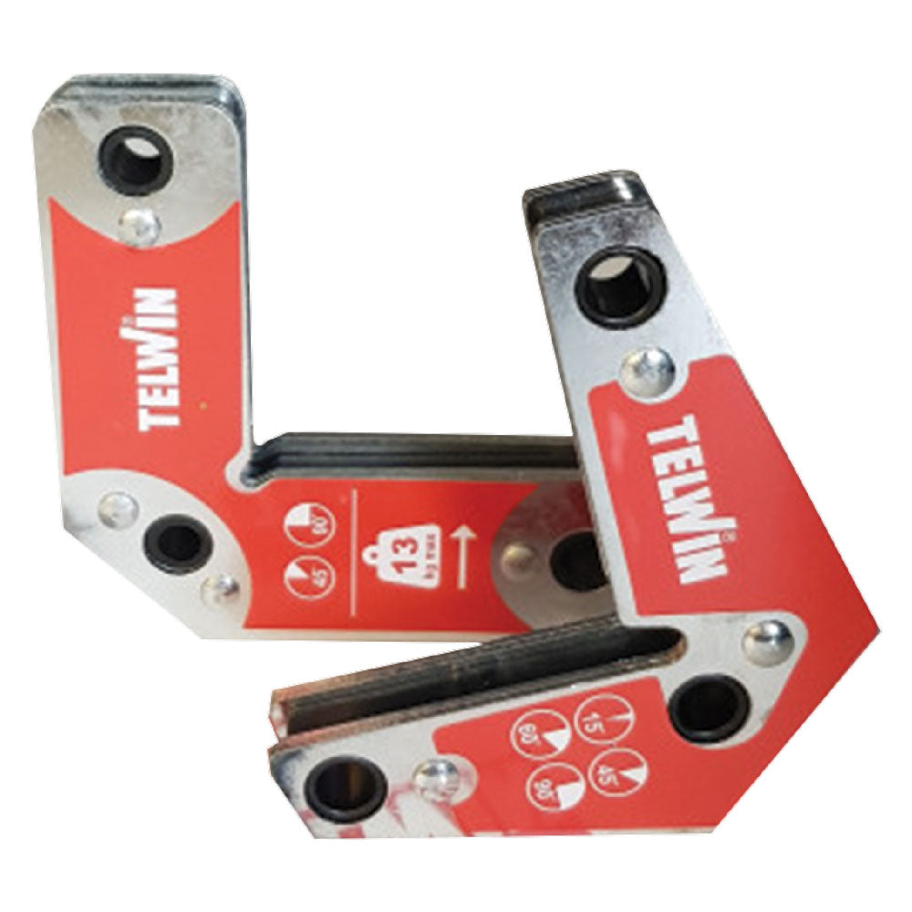 MAGNETISCHE MEHRZWECK-SCHWEISSWINKEL 9 - 13 kg Haftkraft / 2 Stück Satz
