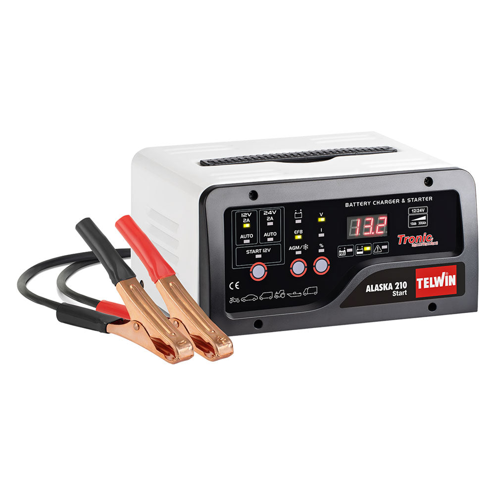 CHARGEUR DE BATTERIE 'ALASKA 210 START' 12/24 V - 230 V