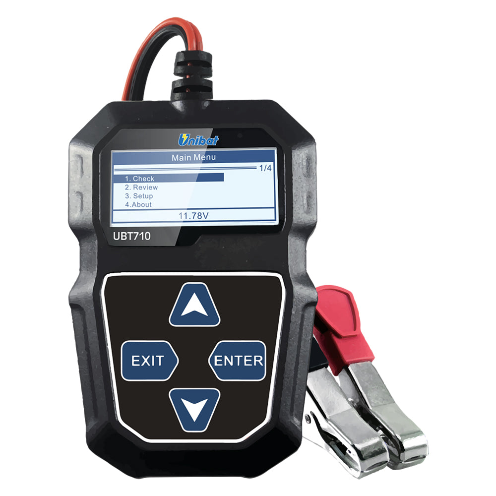 TESTEUR DE BATTERIE VOITURE/MOTO « UB710 » 12V