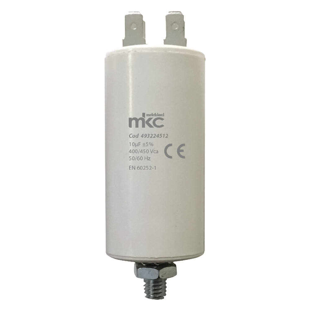 CONDENSATORE DI SPUNTO CON VITE terminale faston 6,3 UF - 400 / 450 V