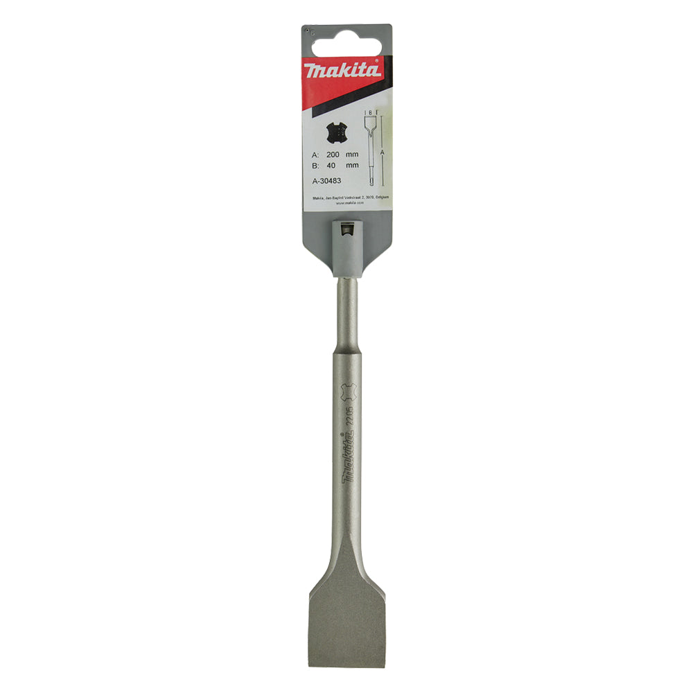 SCALPELLO ATTACCO SDS-PLUS mm 40 x 200 tipo largo