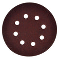DISQUE PAPIER AUTO-AGGRIPPANT « P64E » 8 TROUS ø 125 mm x 0 - GRAIN 40
