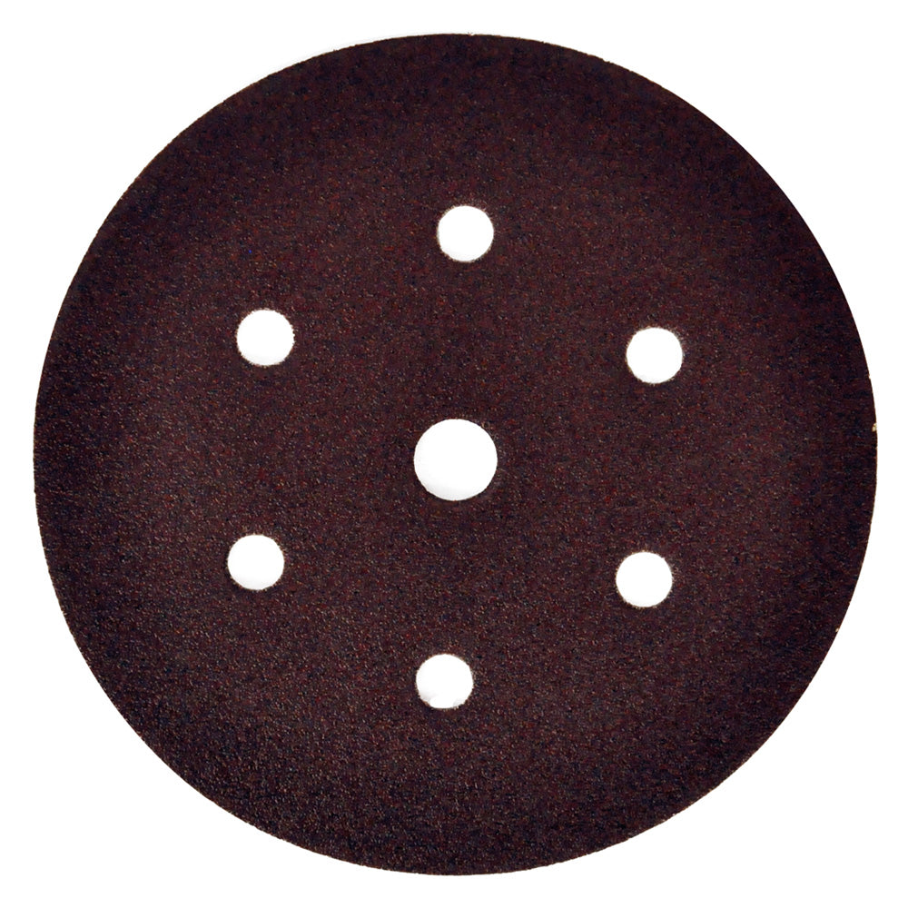 DISQUE PAPIER AUTO-AGGRIPPANT 'P64E' 7 TROUS ø 150 mm x14 - grain 150