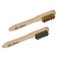 BROSSE MÉTALLIQUE MANUELLE POUR BOUGIES mm 150x35 - fils acier Ø mm 0,15