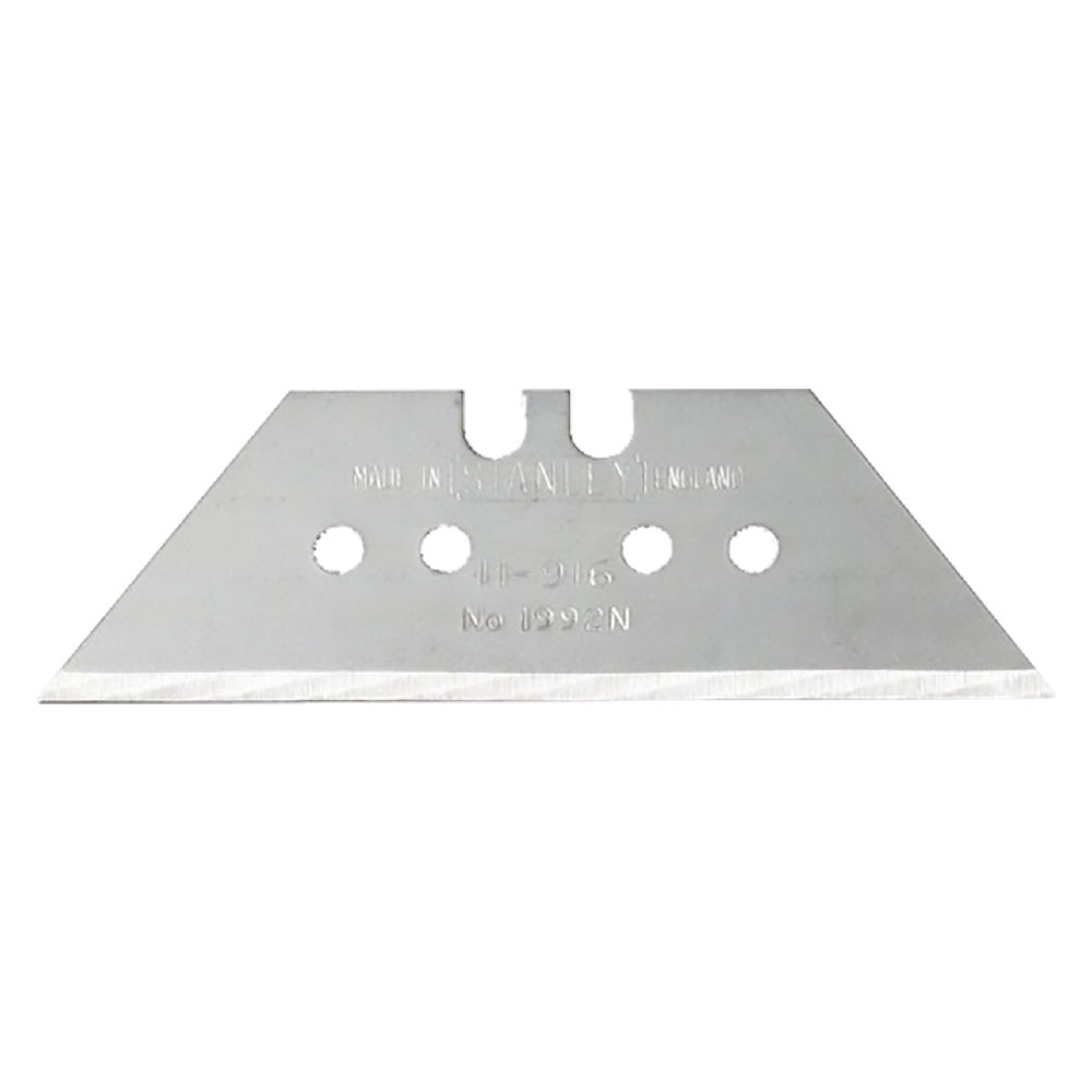 LAME TRAPÉZOÏDALES POUR CUTTER 50 x 23 mm - ép. 0,45 mm sans trou - 10 pces