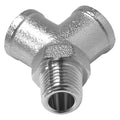 RACCORD DÉVIATION EN Y MÂLE CENTRAL 1/4M - 1/4F