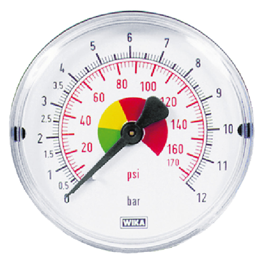 RUNDMANOMETER ø 40 - Gew. 1/8
