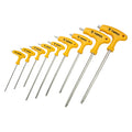 SÉRIE DE TOURNEVIS EN T RESISTANT-TORX 9 pcs