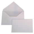 Umschlag mit Karte, 75 x 112 mm, weiß – Packung mit 100 Stück