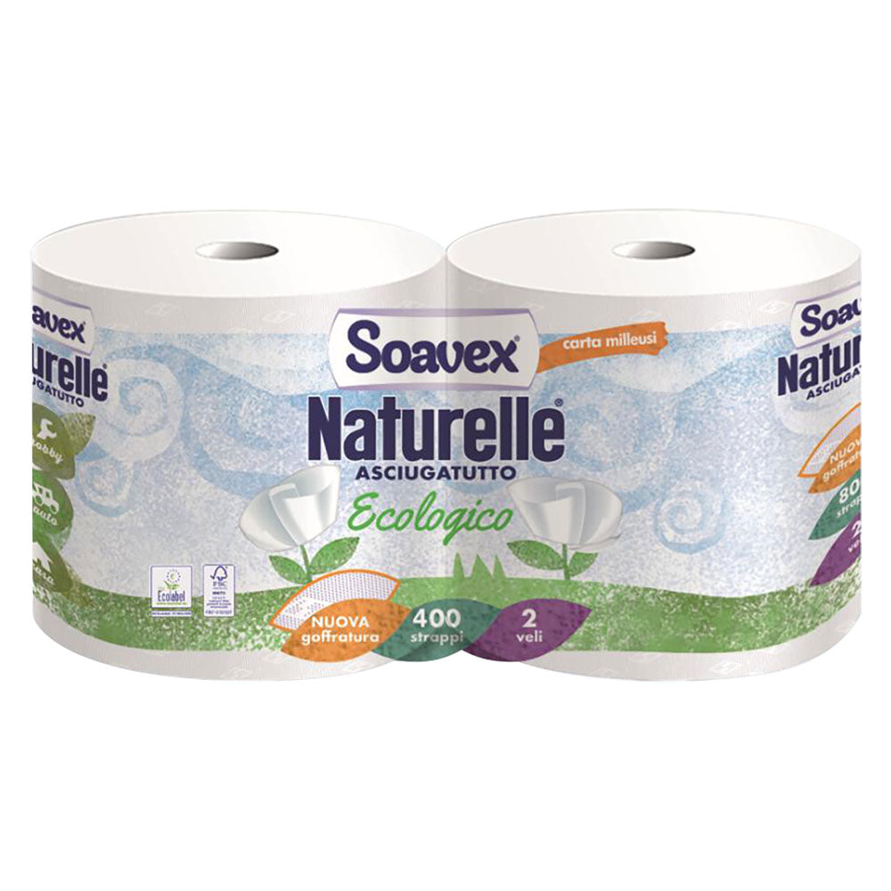 ROULEAU PAPIER « SOAVEX NATURELLE » 0,44 kg par rouleau environ (prix à l'unité)