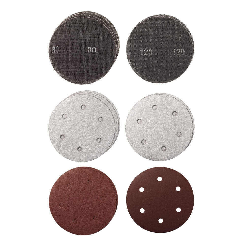 JEU DE 15 DISQUES ABRASIFS GRILLE pour ponceuse murale 'TC-DW 225'