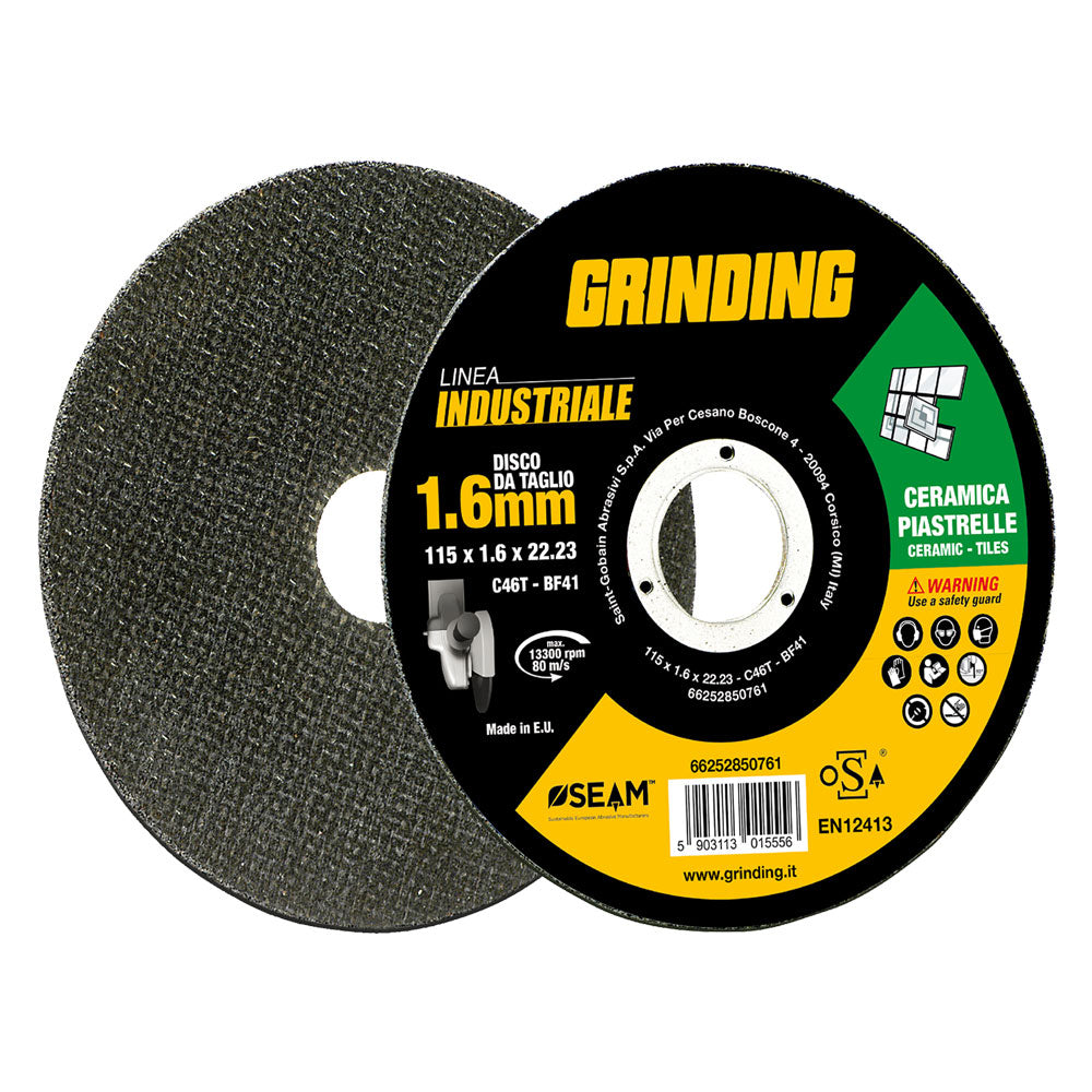 SCHLEIFSCHEIBE FÜR MARMOR/FLIESEN 'GRINDING INDUSTRIAL LINE' ø 115 x 1,6