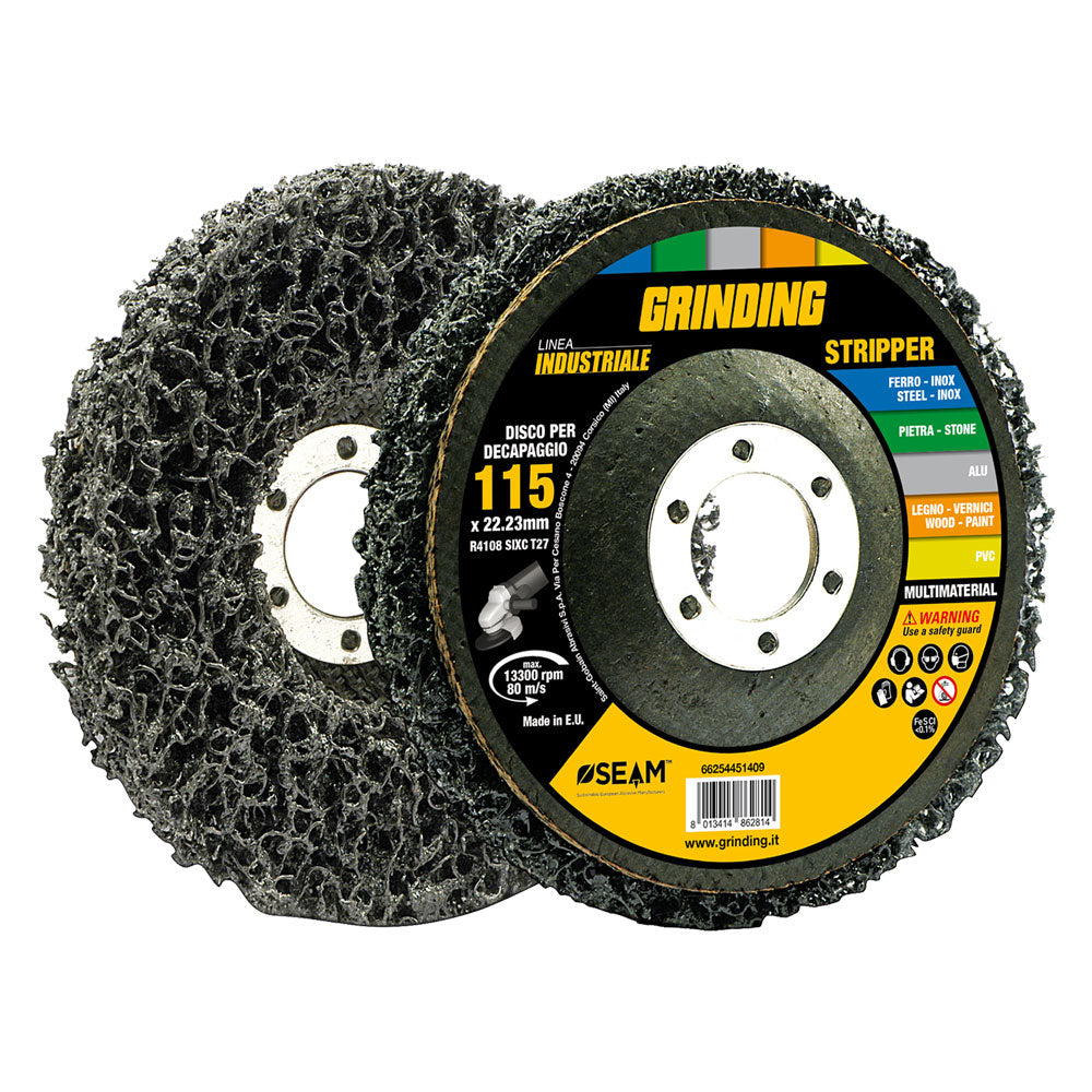 DISQUE DE NETTOYAGE EN NYLON MULTIMATÉRIAUX 'GRINDING LIGNE INDUSTRIELLE' ø 115