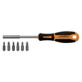 TOURNEVIS PORTE-EMBOUTS AVEC 6 EMBOUTS MAGNÉTIQUES, emmanchement 1/4"