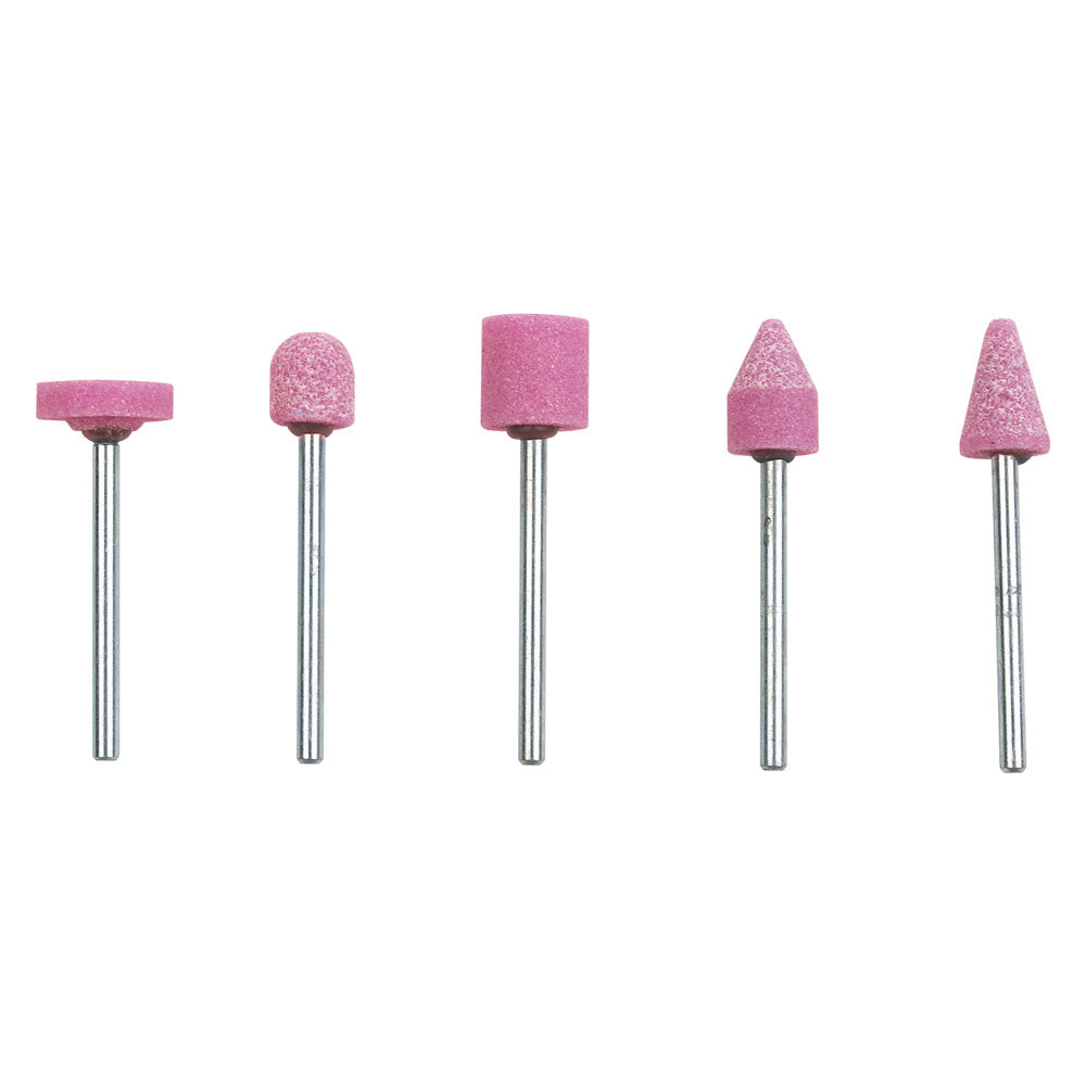 MEULES ABRASIVES EN CORINDON ROSE '398.00' jeu de 5 pièces