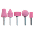 MEULES ABRASIVES EN CORINDON ROSE « 399.00 » lot de 5 pièces