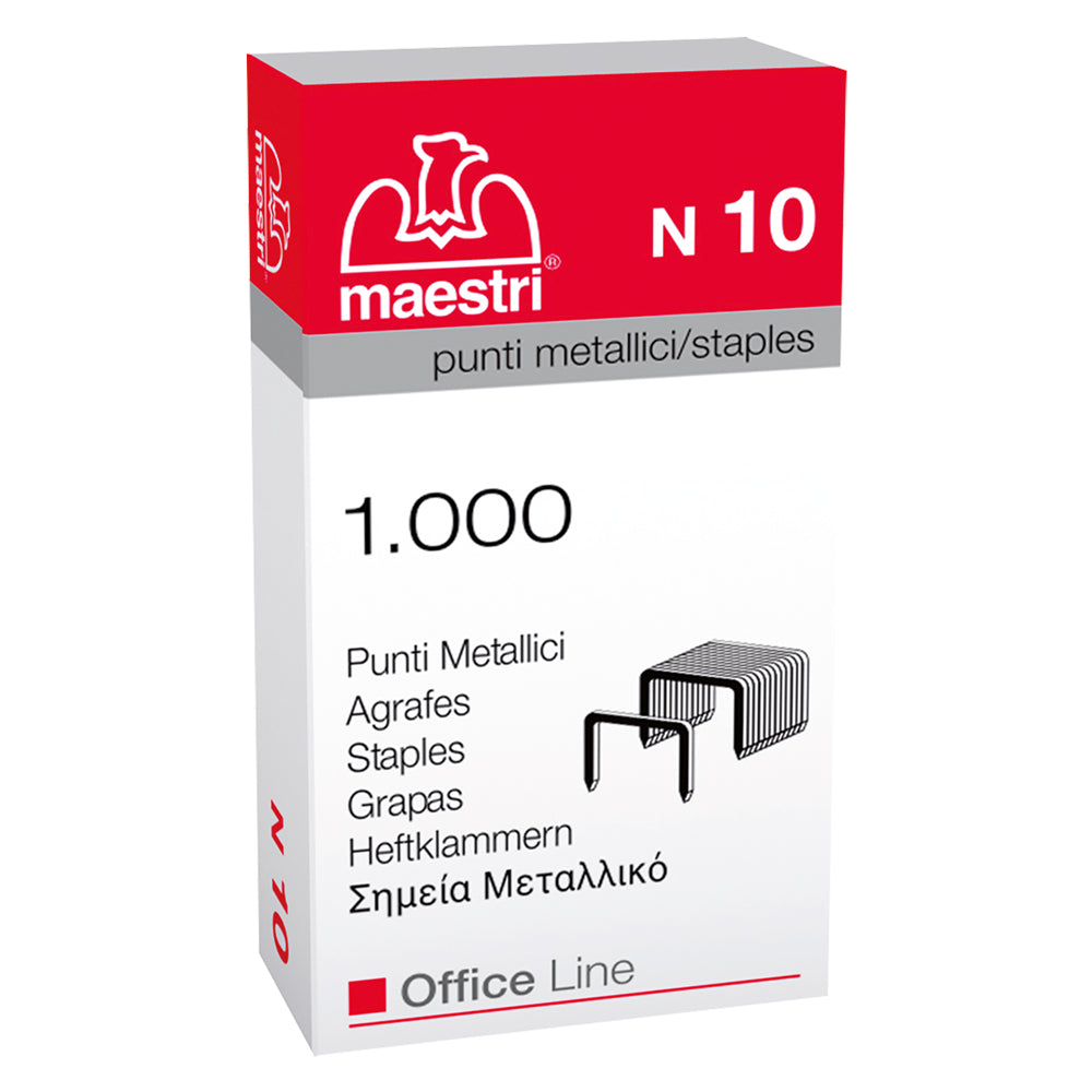 AGRAFES POUR AGRAFEUSE « MINI » mod. N10 cf. 1000 pces