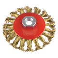 SPAZZOLA CIRCOLARE CONICA Ø mm 120 - foro M 14