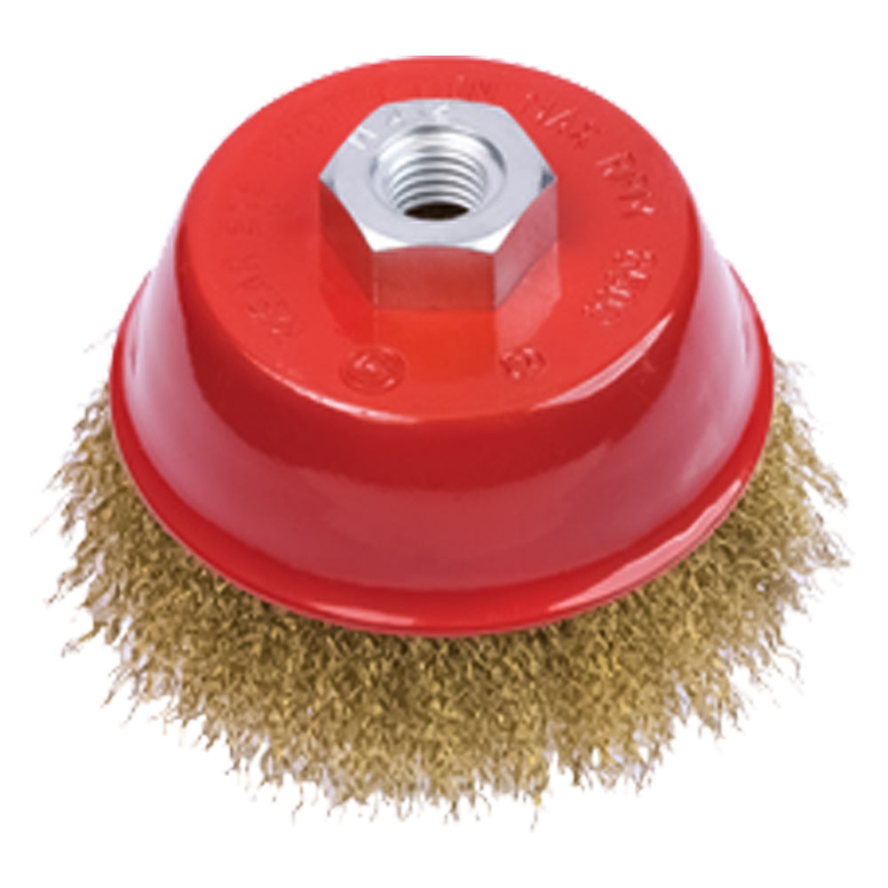 BROSSE BOISSEAU POUR MEULEUSE Ø 120 mm - trou M 14