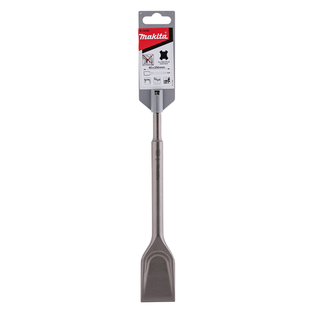 SCALPELLO ATTACCO SDS-PLUS mm 40 x 250 tipo largo