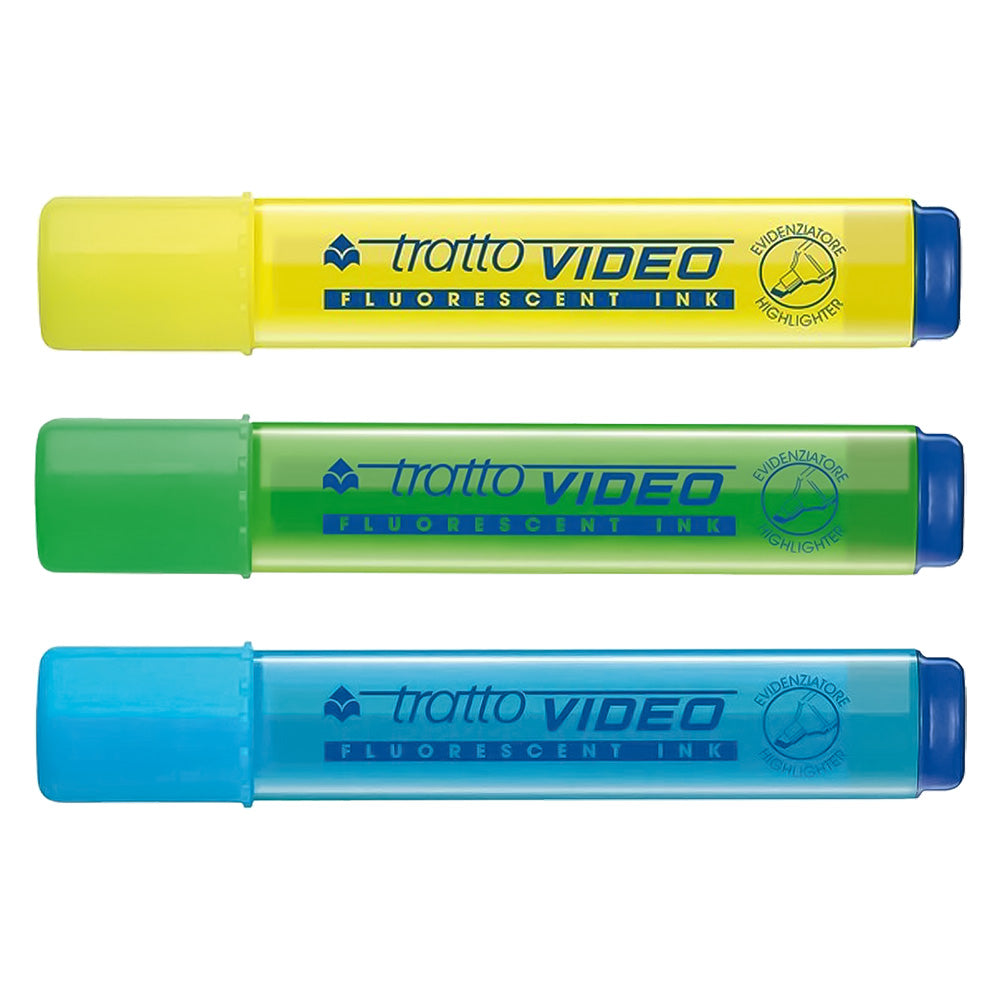 TEXTMARKER 'TRATTO VIDEO' grün - 12 Stück