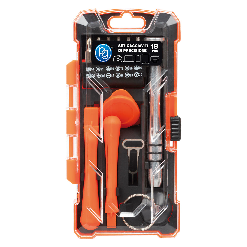 KIT D'ACCESSOIRES DE RÉPARATION SMARTPHONE/PC - lot de 18 pièces