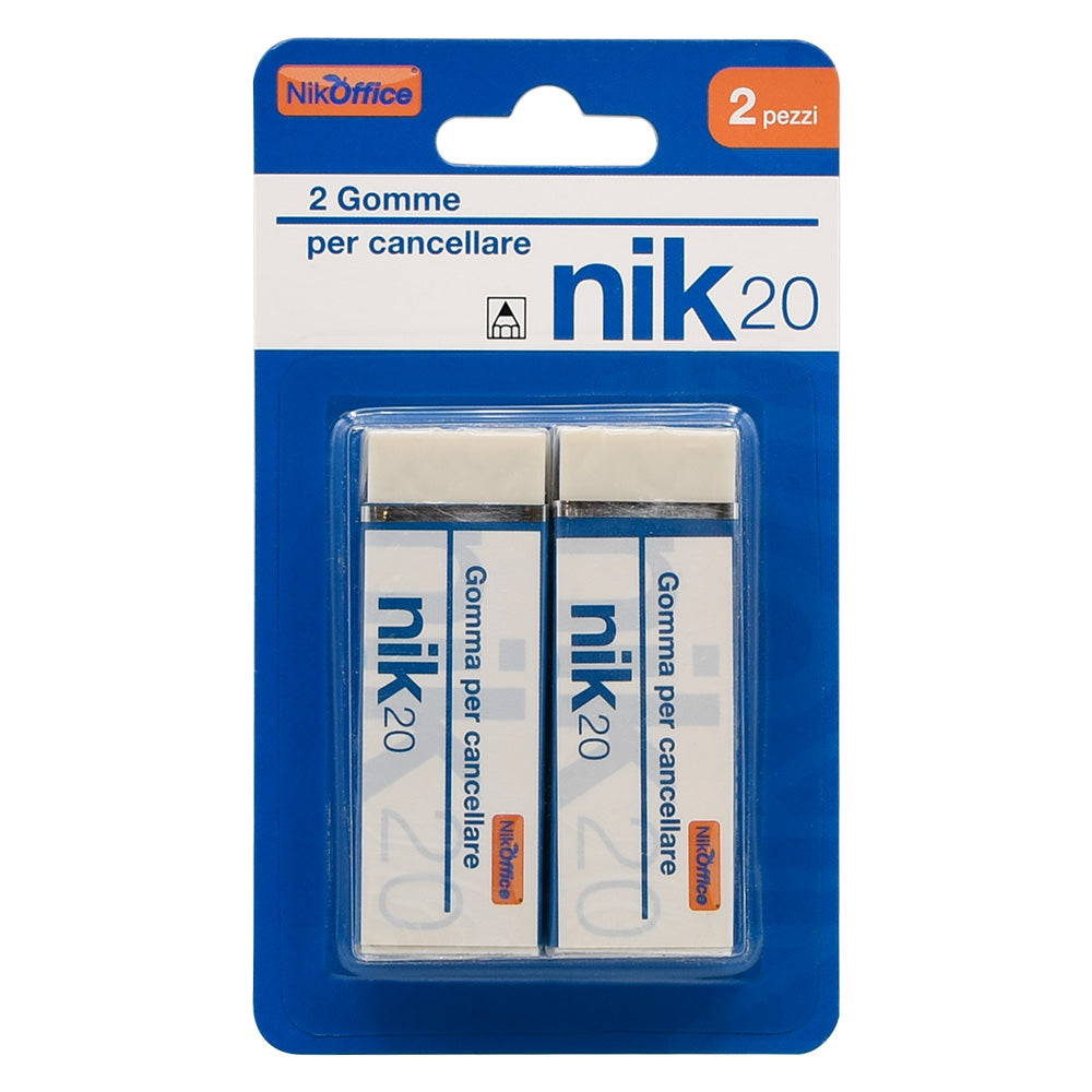 GOMME À EFFACER 2 pièces