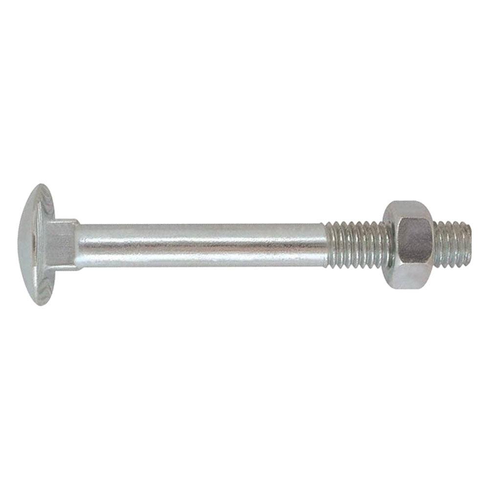 BOULON ZINGUÉ À TÊTE RONDE ET COLLET CARRÉ 6 x 40